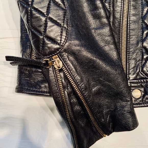 Just Cavalli Ittierre Leather Men's Motorcycle Jacket, size 50, Black - Picture 2 of 8